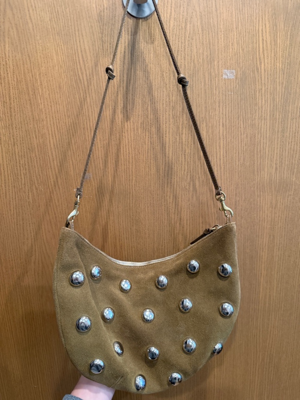 Clare V. Lune w/ Studs Shoulder Bag - Picture 4 of 7